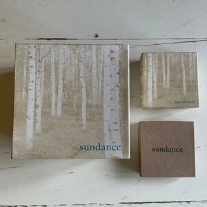 3 Sundance Catalog gift boxes for jewelry & small gifts